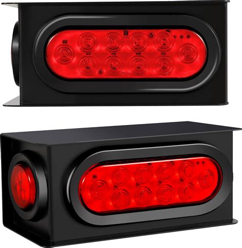 rear light metal box for trailers|light box for truck.